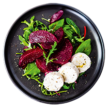 Queijo de cabra batido leve e arejado